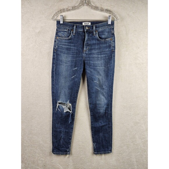Agolde Women's Distressed Denim Jeans Size 26 - Picture 1 of 3